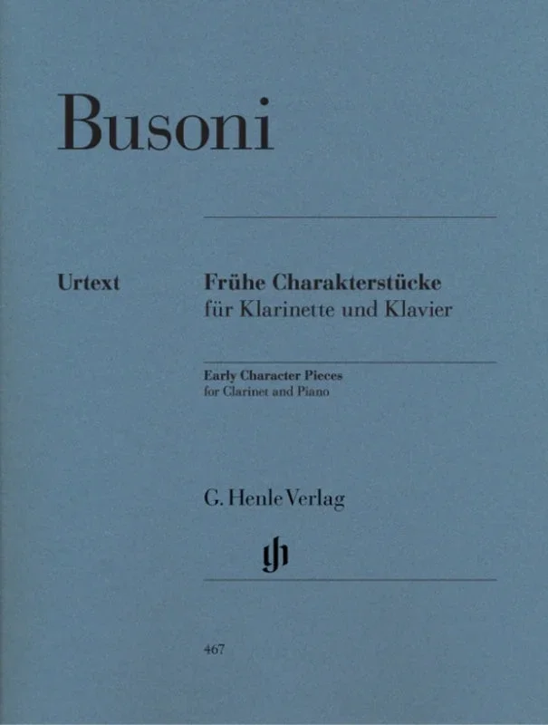 Busoni: Early Character Pieces for Clarinet & Piano