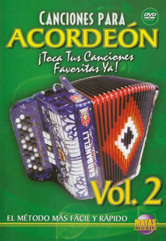Canciones Para Acordeon Vol 2 Spanish Only