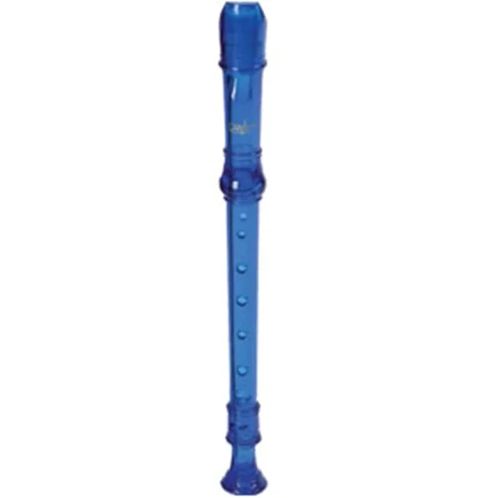 Canto CR101 Blue 1-Piece Soprano Recorder – Baroque Fingering