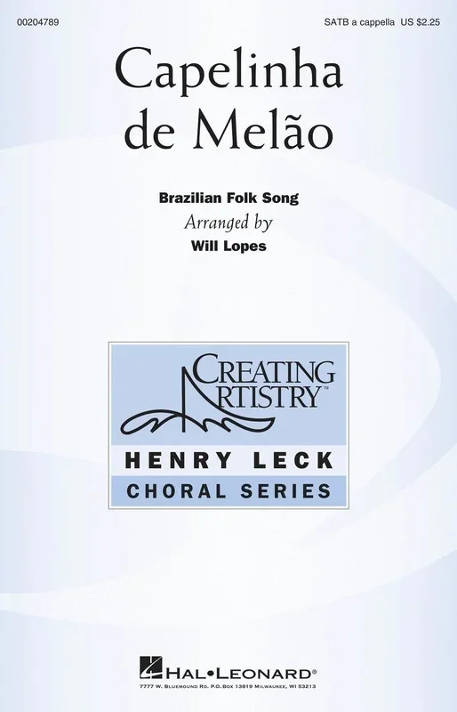 Capelinha De Melao SATB A Cappella (Octavo)