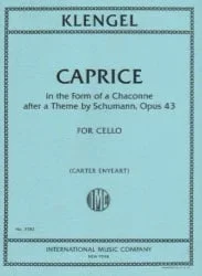 Caprice in the Form of a Chaconne, Op. 43 – Cello Unaccompanied