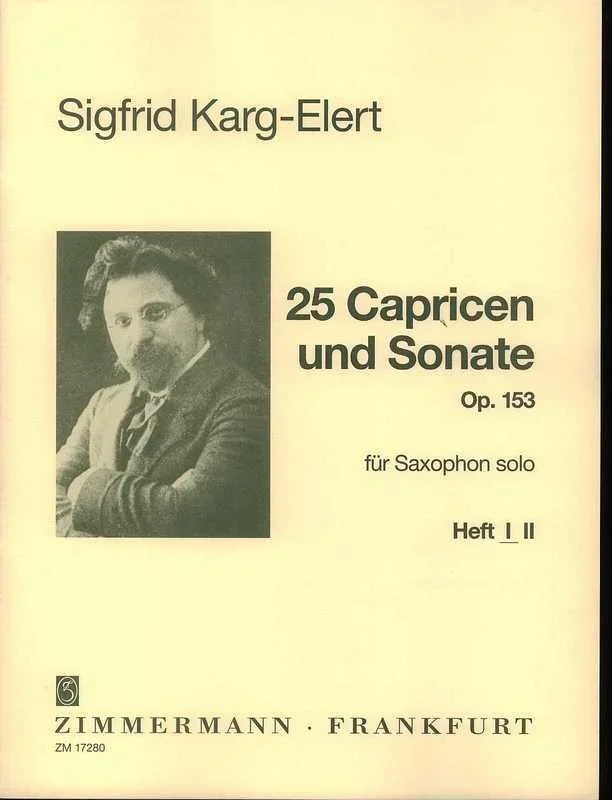 Caprices 25 And Sonata Op 153 Book 1 Sax Solo (Softcover Book)