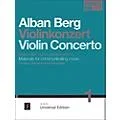 Carl Fischer Alban Berg: Violin Concerto Study Standard