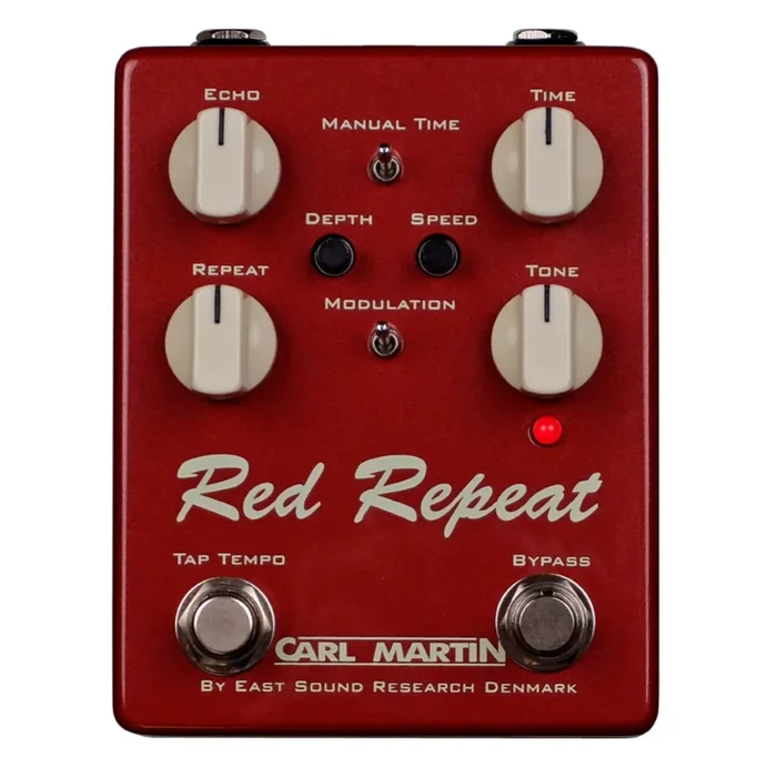 Carl Martin Red Repeat 2016 Edition Analog Digital Delay Guitar Pedal