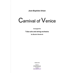 Carnival of Venice – Eb Tuba Solo and String Orchestra