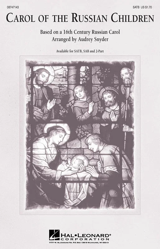 Carol Of The Russian Children SAB (Octavo)