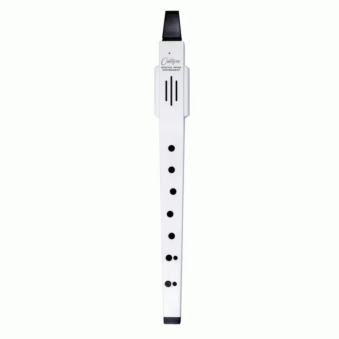 Carry-On Digital Wind Instrument 2 – White with 10 Voices and Adjustable Reverb