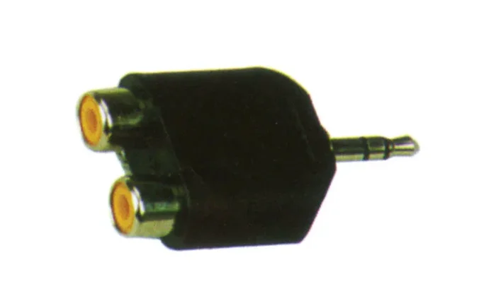 CARSON – Rock Plugs Adaptor 3.5 Stereo Jack to 2 x RCA Socket