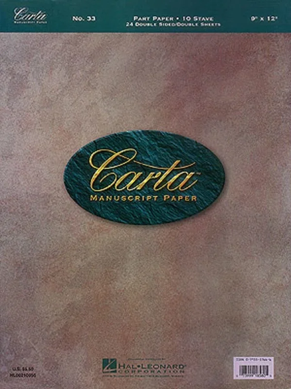 Carta Manuscript 24Shts 10St Dbl Sided (Softcover Book)
