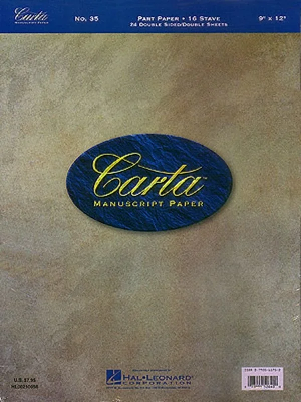 Carta Manuscript 24Shts 16St Dbl Sided (Softcover Book)