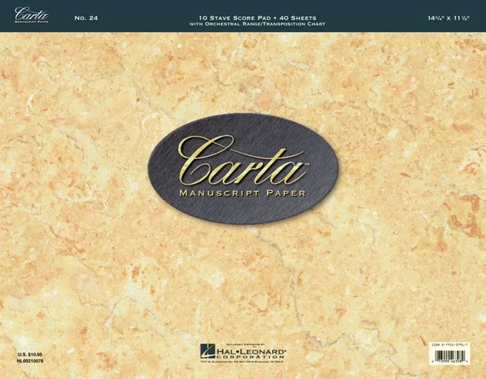 Carta Manuscript Pro 40Shts 10St Sc/Pad (Softcover Book)