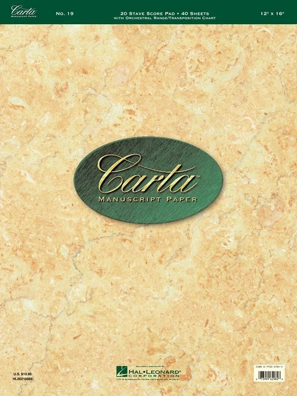 Carta Manuscript Pro 40Shts 20St Sc/Pad (Softcover Book)