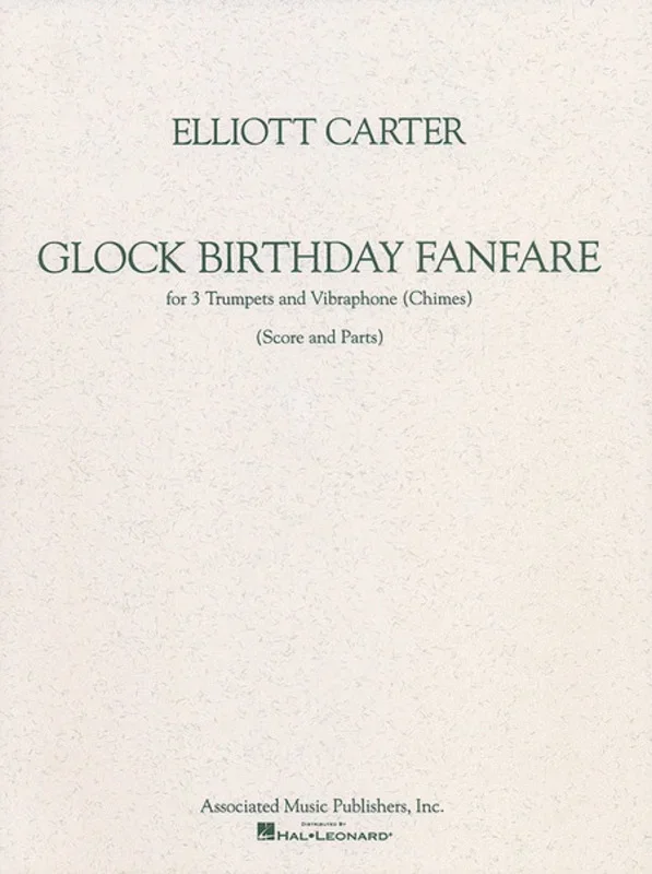 Carter – Glock Birthday Fanfare Score/Parts