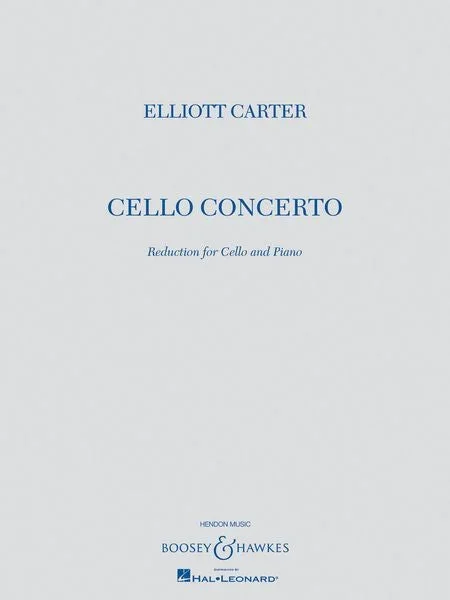 Carter: Cello Concerto