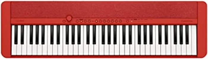 Casio CT-S1 61-Key Portable Keyboard (Red)