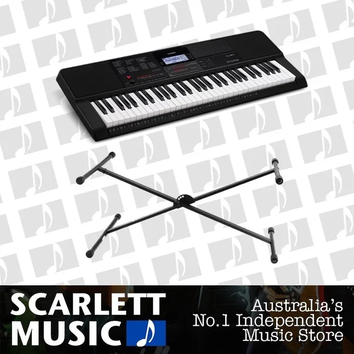 Casio CT-X700 61 Note Keyboard *UPDATE OF CTK-4400* w/ 5 Years Warranty w’ Stand