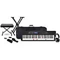 Casio LK-S450 61-key Arranger Keyboard with Tascam TH-200X Studio Headphone Package (Pedals/Bench/Stand/Bag Included) Standard