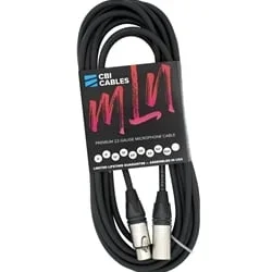 CBI Performer 22 AWG Neutrik XX Series Microphone Cable – 25′