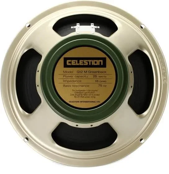 Celestion Greenback 12″ Guitar Speaker 16 Ohm Guitar Speaker