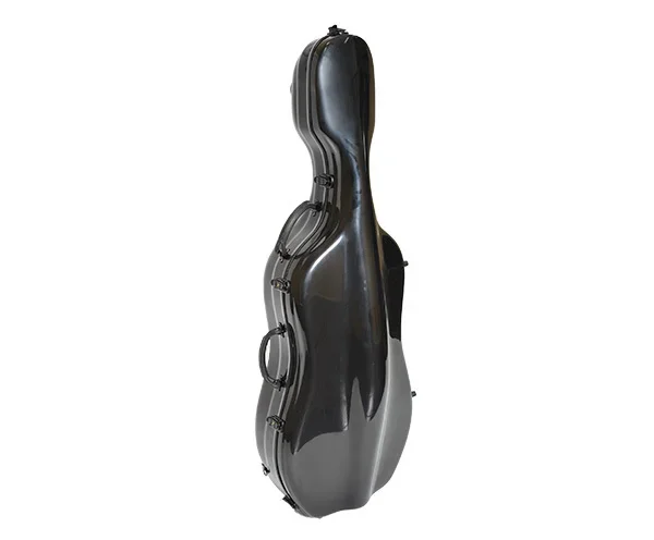 Cello Case-Fibreglass HQ Deluxe-Black