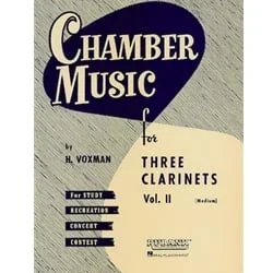 Chamber Music, Volume 2 – Clarinet Trio