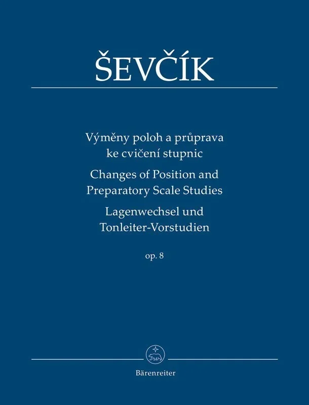 Changes Position/Preparatory Scale Studies Op 8 (Softcover Book) Book