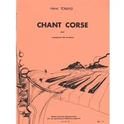 Chant Corse – Alto Sax and Piano