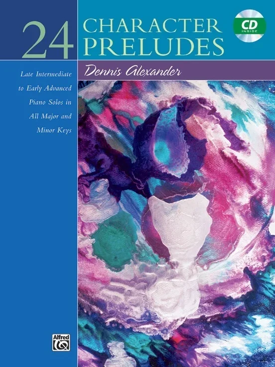 Character Preludes 24 Book/CD Piano