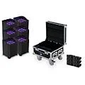 CHAUVET DJ Freedom Flex H9 IP X6 Wireless Outdoor-Rated Battery-Powered Uplight Set With Charging Road Case Standard