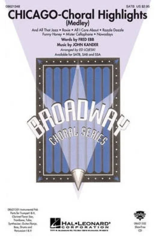 Chicago Choral Highlights Medley ShowTrax CD (CD Only)