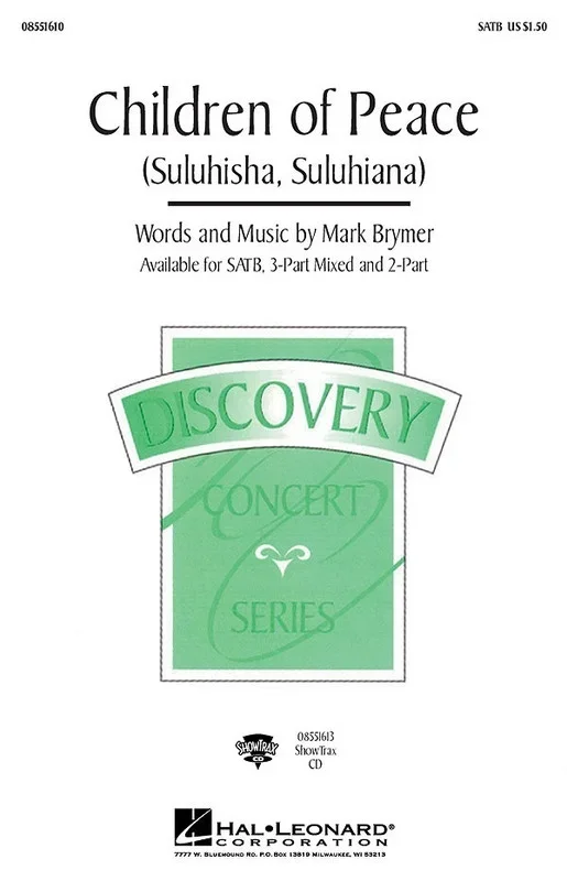 Children Of Peace (Suluhisha – Suluhiana) CD (CD Only)