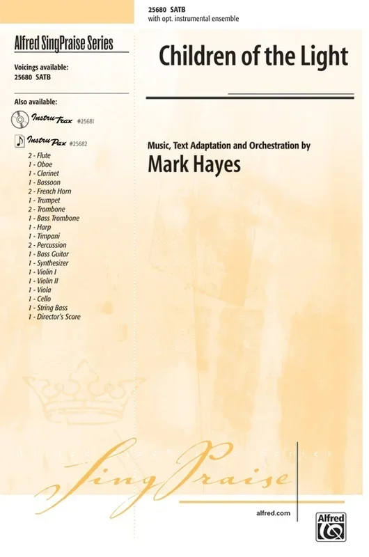 Children Of The Light SATB W/Opt Inst