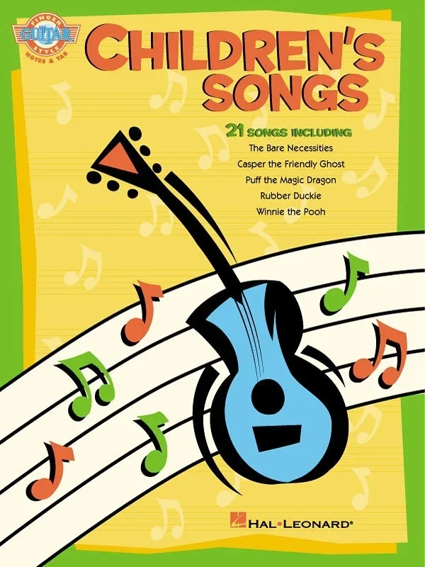 Childrens Songs Fingerstyle Guitar (Softcover Book)
