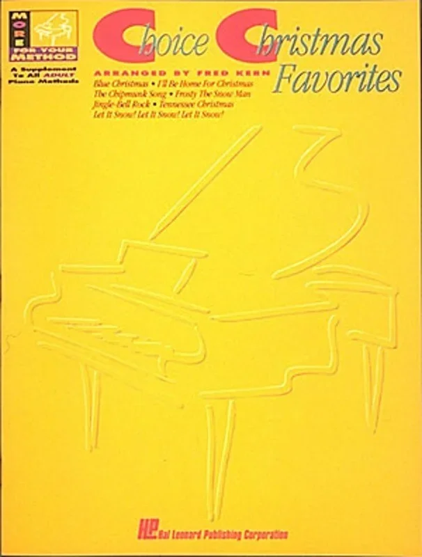 Choice Christmas Favorites Piano Method Adult