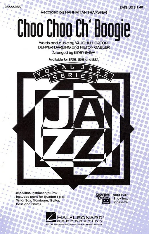 Choo Choo Ch Boogie SATB (Octavo)
