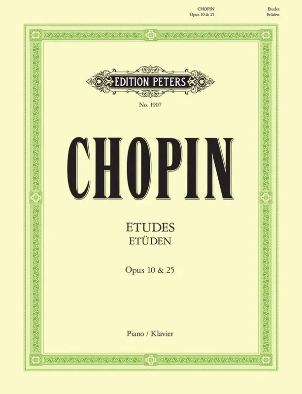 Chopin – Etudes Op 10 Op 25 For Piano (Softcover Book)