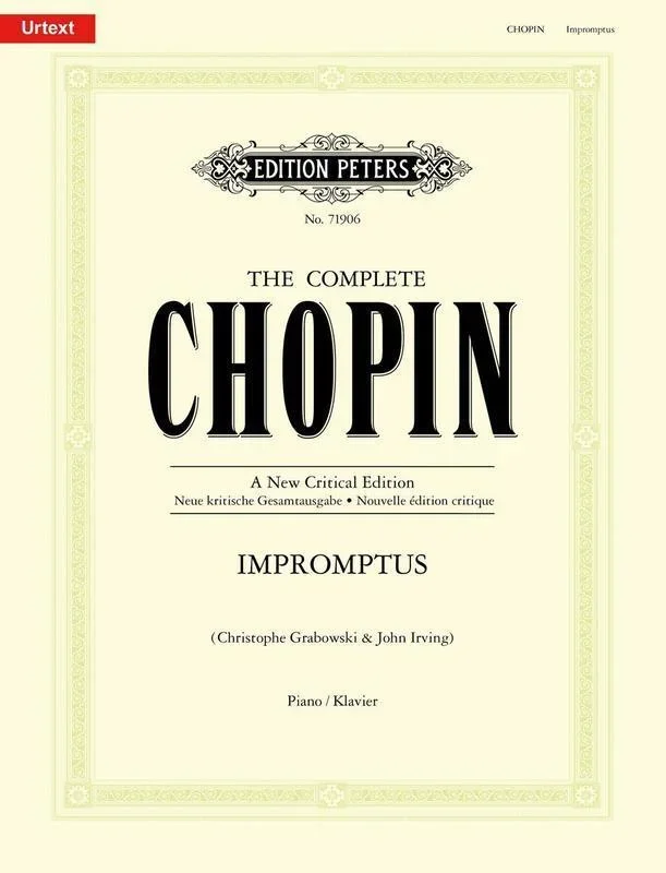 Chopin – Impromptus New Critical Edition (Softcover Book)