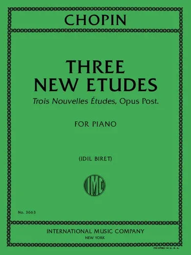 Chopin: Trois nouvelles études, Op. posth.