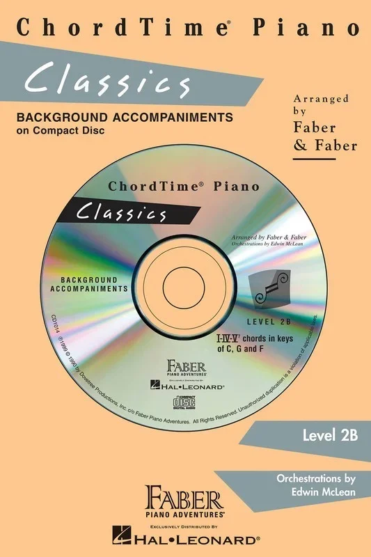 Chord Time Piano Classics Level 2B CD Book