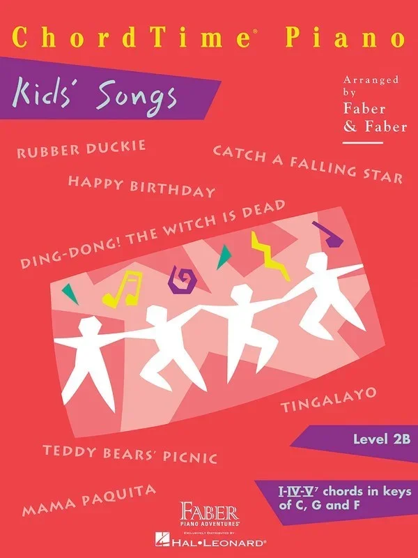 Chord Time Piano Kids Songs Level 2B Book