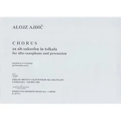 Chorus – Alto Saxophone and Percussion