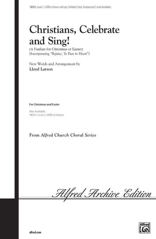 Christians Celebrate And Sing SATB Level 2