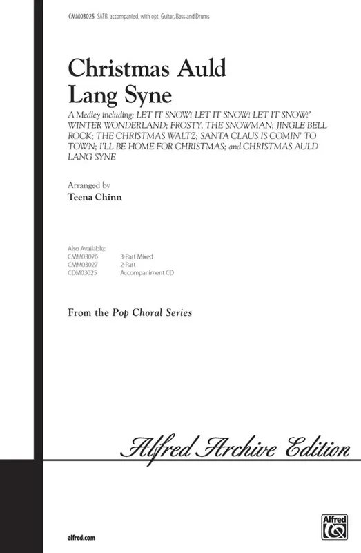 Christmas Auld Lang Syne SATB Arr Chinn