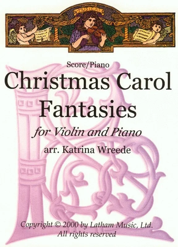 Christmas Carol Fantasies Arr Wreede Violin Piano Book