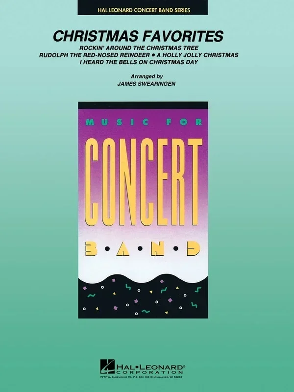 Christmas Favorites Concert Band Arr Swearingen (Music Score/Parts)