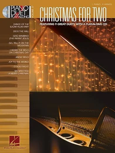 Christmas for Two: Piano Duet Play-Along, Volume 37