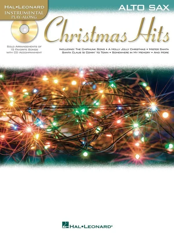 Christmas Hits For Alto Saxophone Book/CD (Softcover Book/CD)