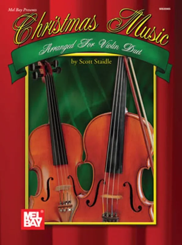 Christmas Music Arranged For Violin Duet Book