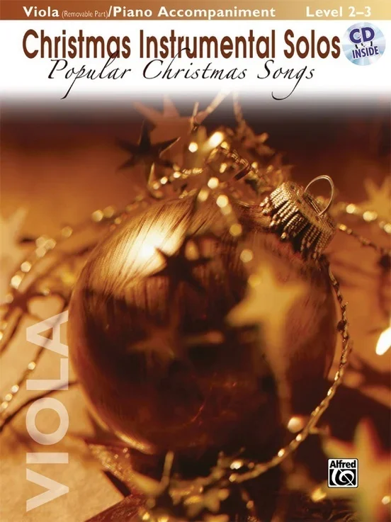 Christmas Solos Popular Songs Viola Book/CD