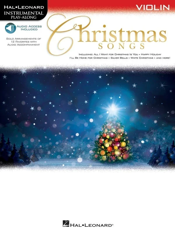 Christmas Songs Violin Book/Online Audio (Softcover Book/Online Audio)